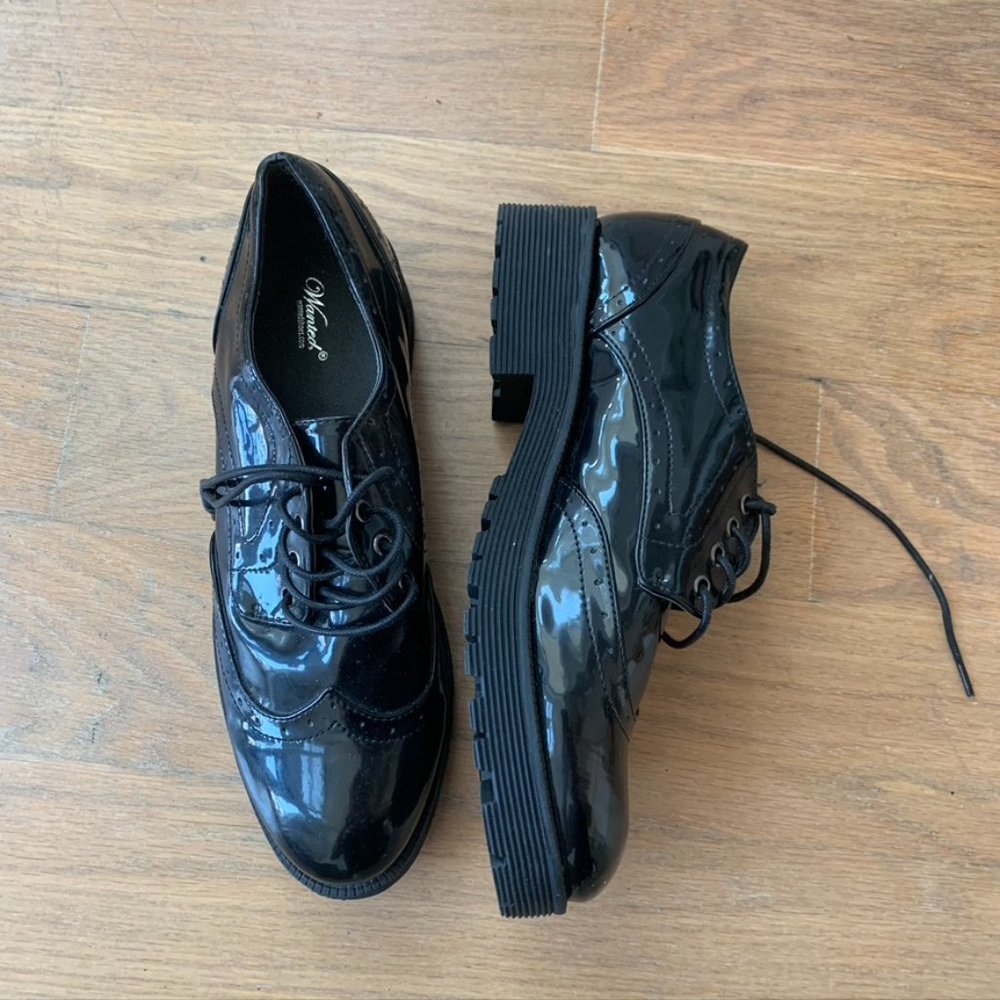 Patent Leather Brogues